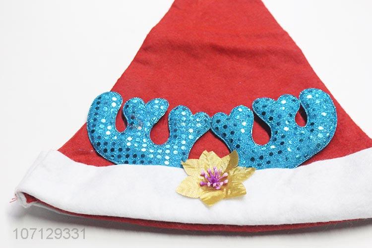 Fashion Colorful Antler Christmas Hat Decoration Santa Hats