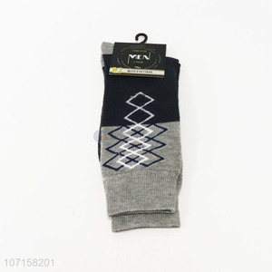 Wholesale custom men winter thermal crew socks men ankle socks