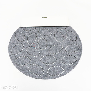 New products round felt placemat felt heat pad felt table mat