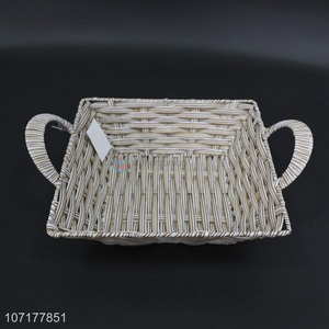 Promotional high-grade home use plastic basket fruit basket