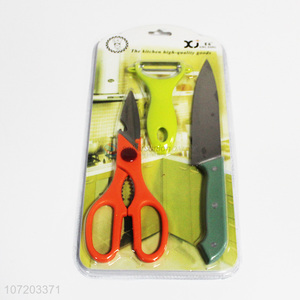 Factory wholesale household kitchen knife utility set