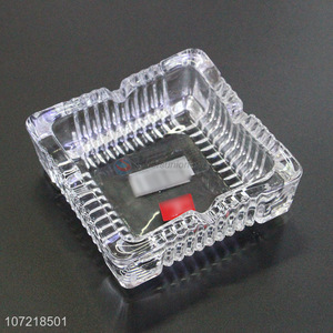 Wholesale Square Glass Cigar <em>Ashtray</em> Custom Glass <em>Ashtray</em>