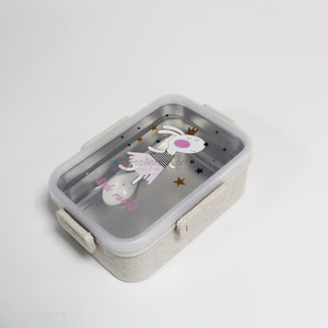 Top Quality Stainless Steel Lunch Box With Spoon Set