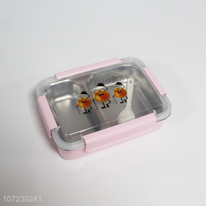 Good Quality Stainless Steel Lunch Box With Spoon