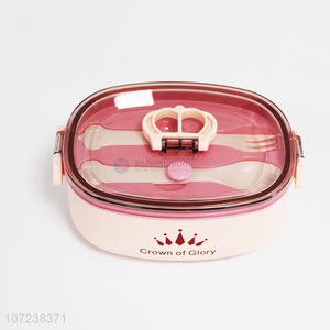 Wholesale creative portable eco-friendly bento box lunch box with cutlery