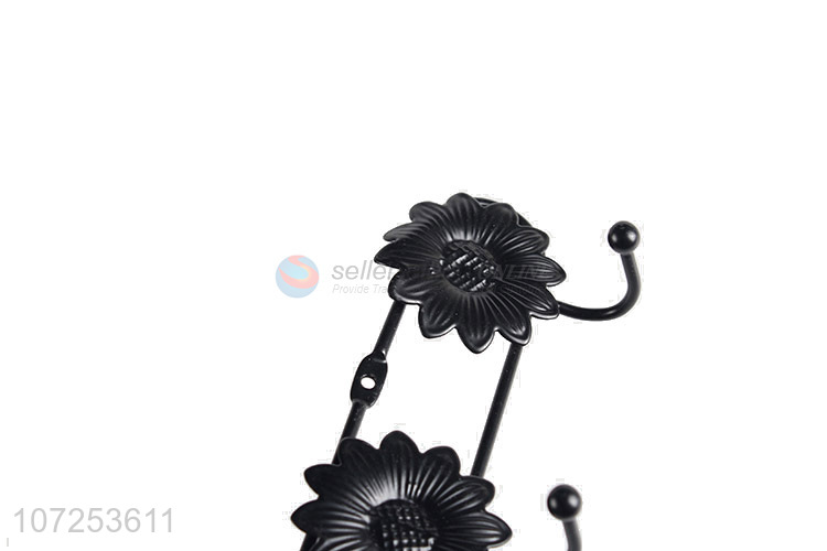 Wholesale Flowers Design Household Iron Wire Hook With 6 Hooks