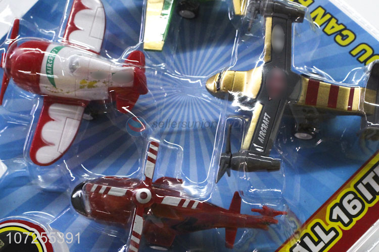 Top Quality Kids Plastic Model Airplane Toy Set