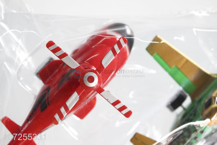 Good Quality Pull Back Model Airplane Plastic Toy