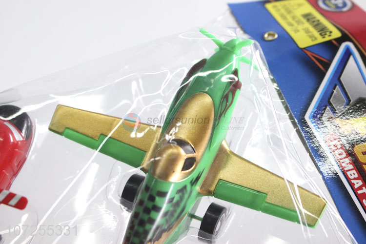 Good Quality Pull Back Model Airplane Plastic Toy