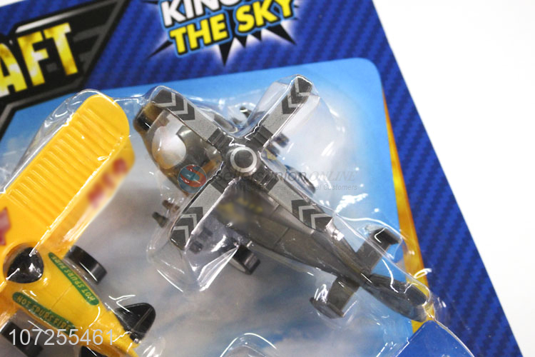 Good Sale Plastic Pull Back Aircraft Plastic Toy