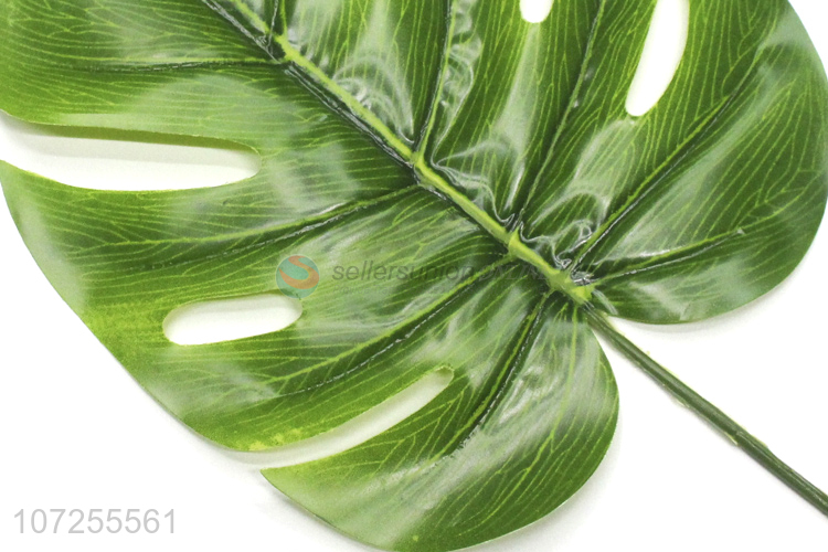 Good Quality Simulation Monstera Leaves Artificial Plant