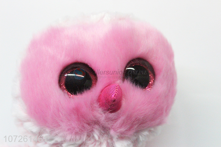 Unique design handmade plush owl toy cartoon animal toy