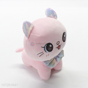 Professional supply handmade plush cat toy cartoon animal toy