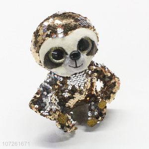 New products small stuffed <em>animals</em> toys sequin <em>plush</em> sloth toy