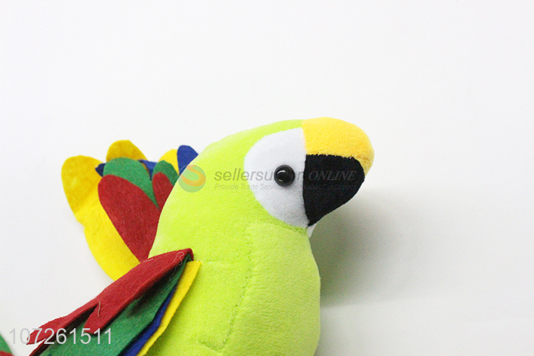 Good sale soft parrot plush toys stuffed animal toy