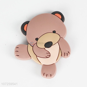 Lovely design bear shape pvc fridge magnet