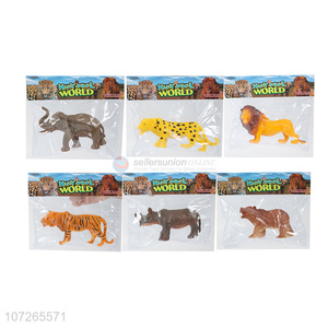 Factory Sell Educational Toy Simulation Animal Model Plastic Cartoon Toys