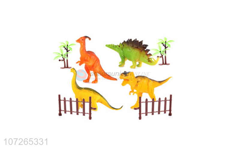 Promotional Kids Educational Toy Dinosaur Model Plastic Cartoon Animal Toys