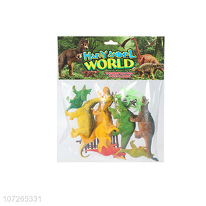 Promotional Kids Educational Toy Dinosaur Model Plastic Cartoon Animal Toys