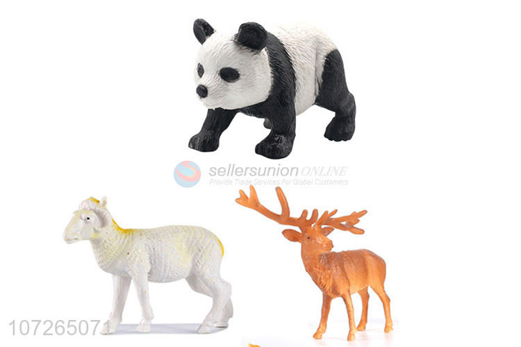 Promotional Educational Toy Animal Model Plastic Cartoon Animal Toys