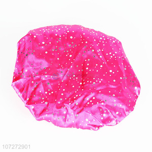 Wholesale cheap fashion satin shover <em>cap</em> bath <em>cap</em> for women