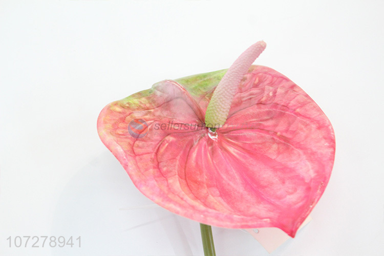 Latest style home decoration artificial anthurium false leaf