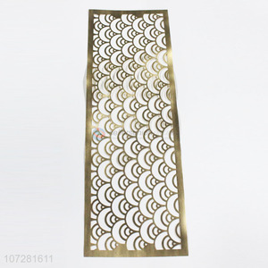 Unique design table decoration gold placemat hot stamping dinner mat