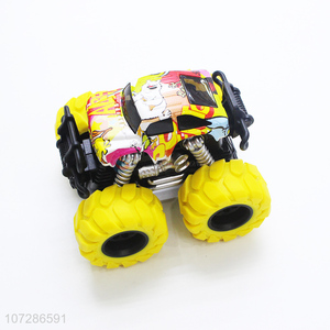 Fashion Printing Simulation Four-Wheel Toy Vehicle