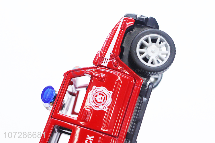 New Design Simulation Fire Truck Alloy Car Model Toy Car