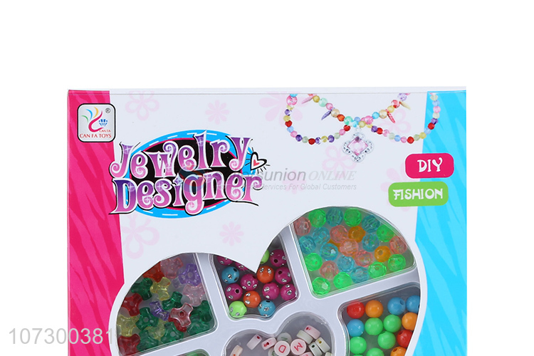 Fashion Funny Educational Girl Gift Jewelry Toys Diy Beads For Kids