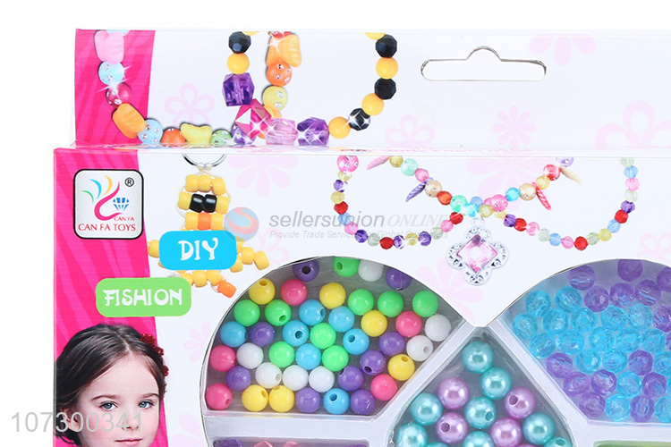 Wholesale Educational Plastic Beads Jewelry Design Set Toy Diy Toy For Girl