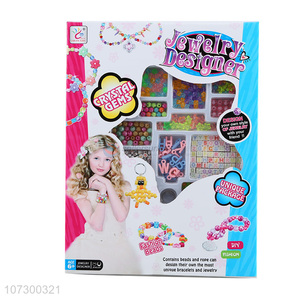 Custom Kids Diy Fashion Toy Jewelry Bead Pretend Play For Girls