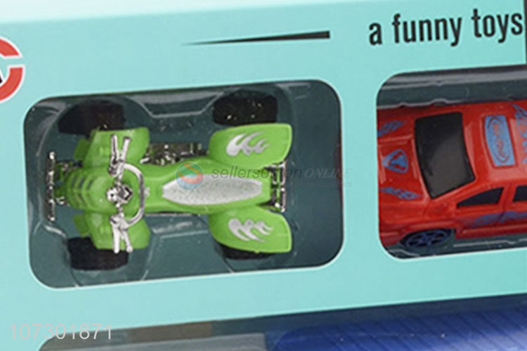 Direct Price Inertial Container Toys Set With 3Pcs Cars For Kids