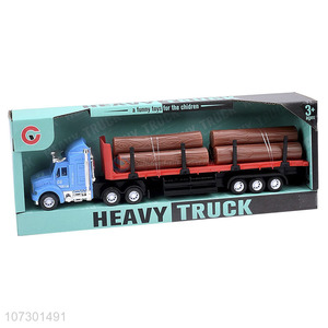 Promotional Inertial Heavy Trailer Truck Toys For Boys