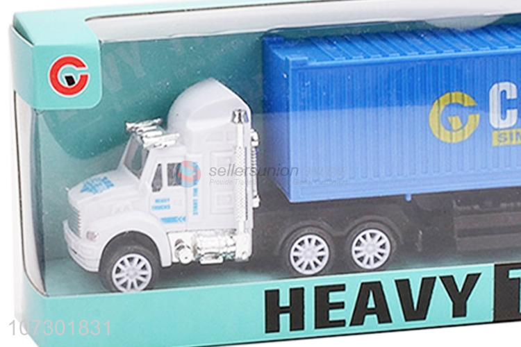 Reasonable Price Inertial Heavy Trailer Friction Truck Toys For Childrens