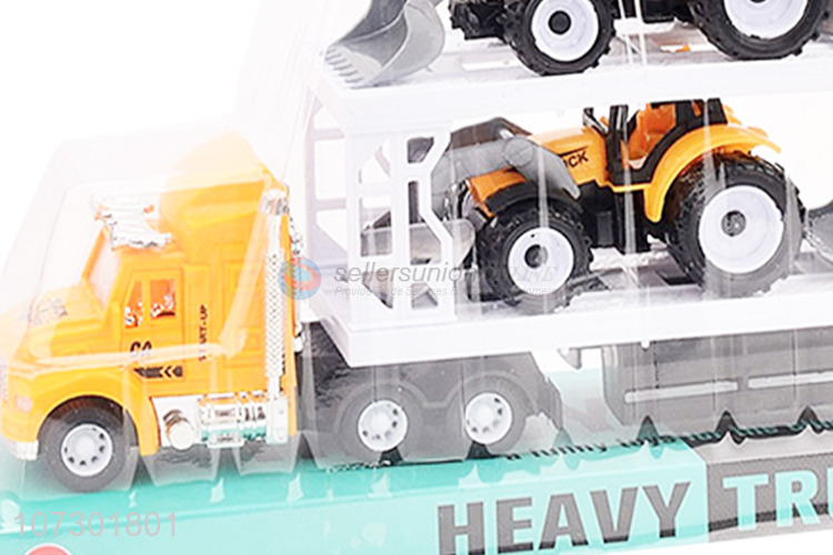 High Sales Inertial Heavy Trailer Truck Best Friction Truck Toy For Kids