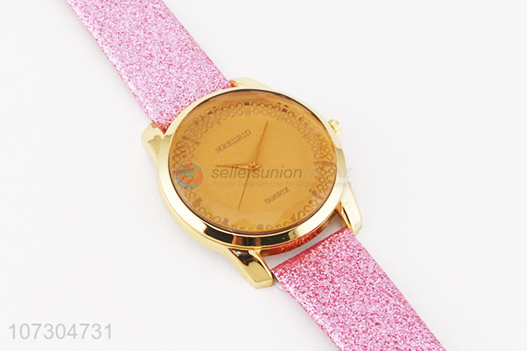 Fashion Design Colorful Watchband Watches For Girls