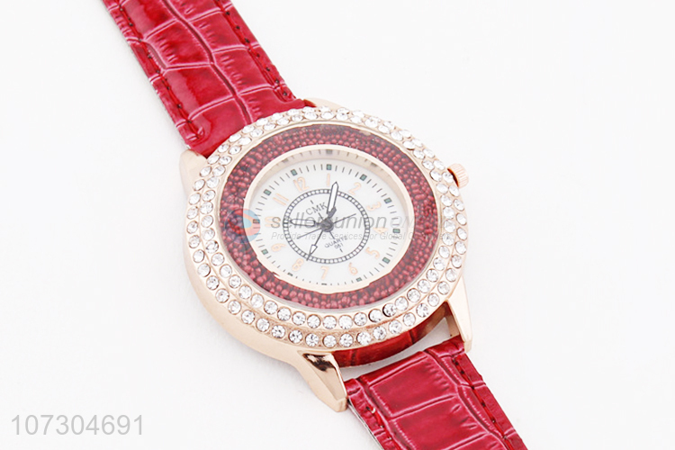 New Style Ladies Wrist Watch PU Watchband Watches