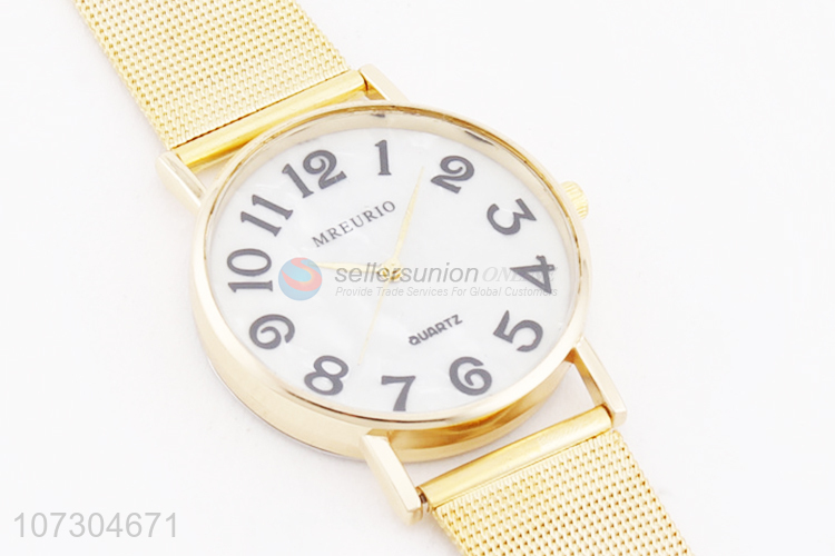 Latest Stainless Steel Wrist Watch Fashion Ladies Watches