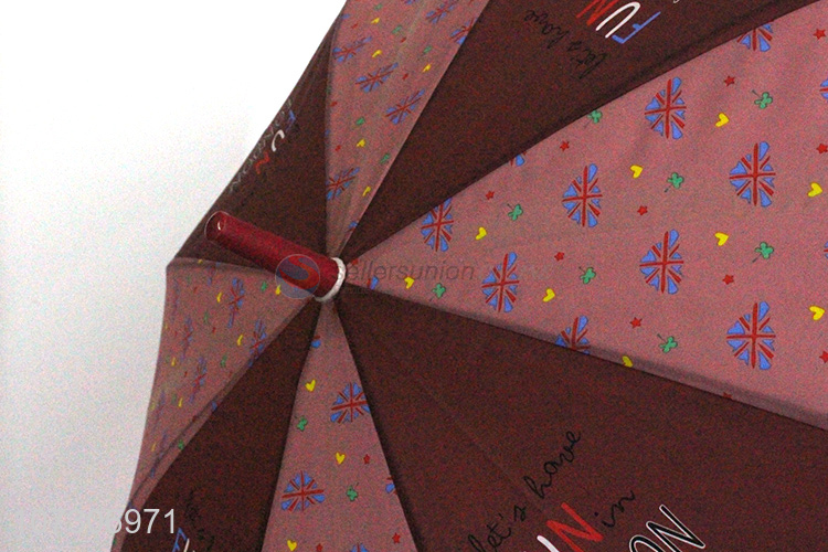 Unique design British style staight umbrella for adults