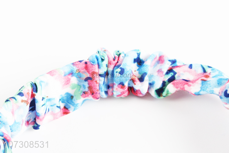 Unique Design Digital Printing Elastic Hairband For Women And Girls