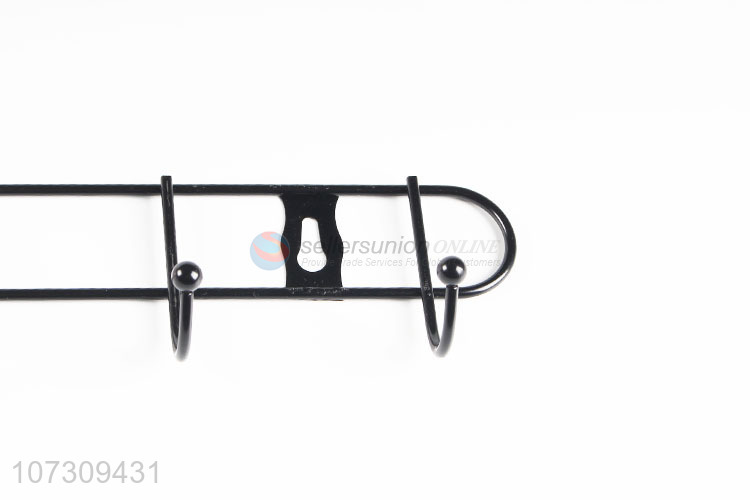 New Product Iron Wire 8 Hooks Rack Wall Mounted Hanger Hooks