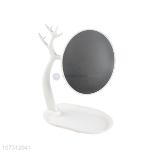 Latest style deer horn design makeup mirror double-faced mirror