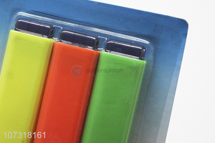 New products 3 colors non-toxic plastic highlighters for school & office