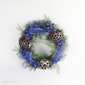 Customized Christmas Ornaments Wreath For Christmas Decoration