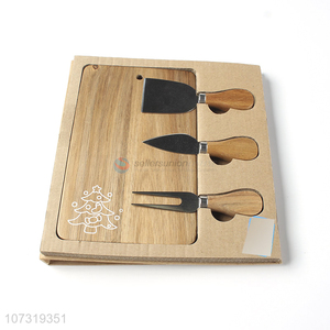 Factory Directly Sale Cheese Tools Set Cheese Cutting Board Knife Set