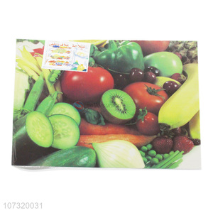 Suitable price fruit printed non-slip fridge pads refrigerator mat carbinet liner