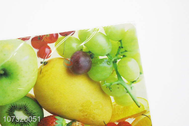 Reasonable price fruit printed mildewproof pp refrigerator mat freezer pad