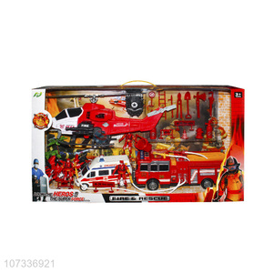 New Arrival Helicopter Ambulance Inertial Fire Truck Fire Tools Set