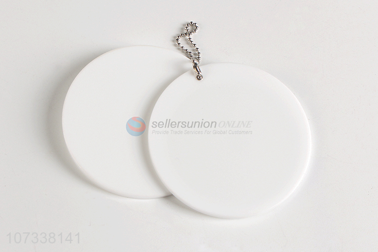 Wholesale Portable Round Cosmetic Mirror With Key Chain